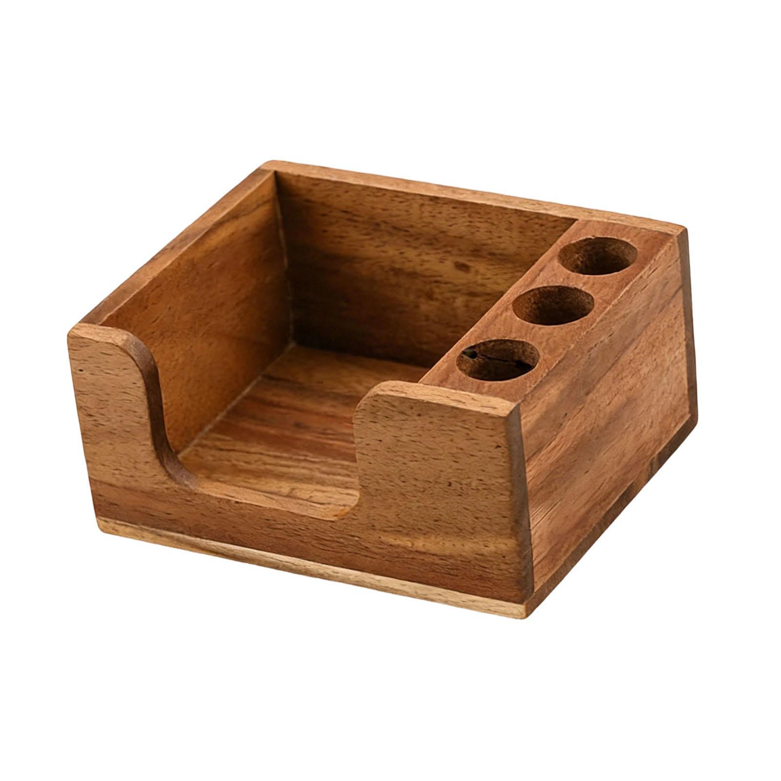 Home Office X Post - Wood Sticky Note Holder,3 x 3