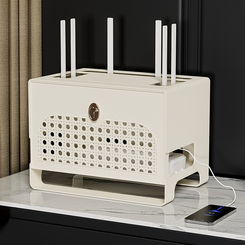 Router Storage Box Socket Cabl - Cable Management Box ulasan dan harga