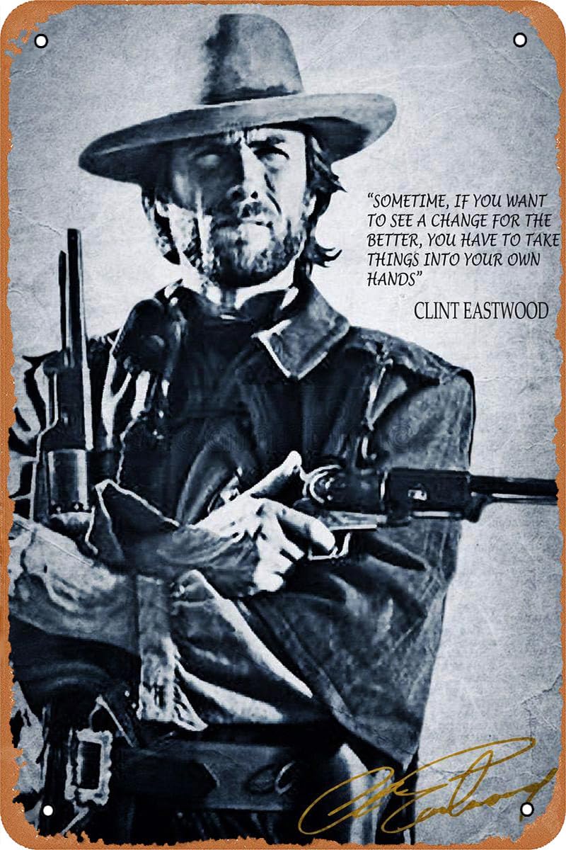 Clint Eastwood Quote Motivatio - Home Office Quotes ulasan dan harga