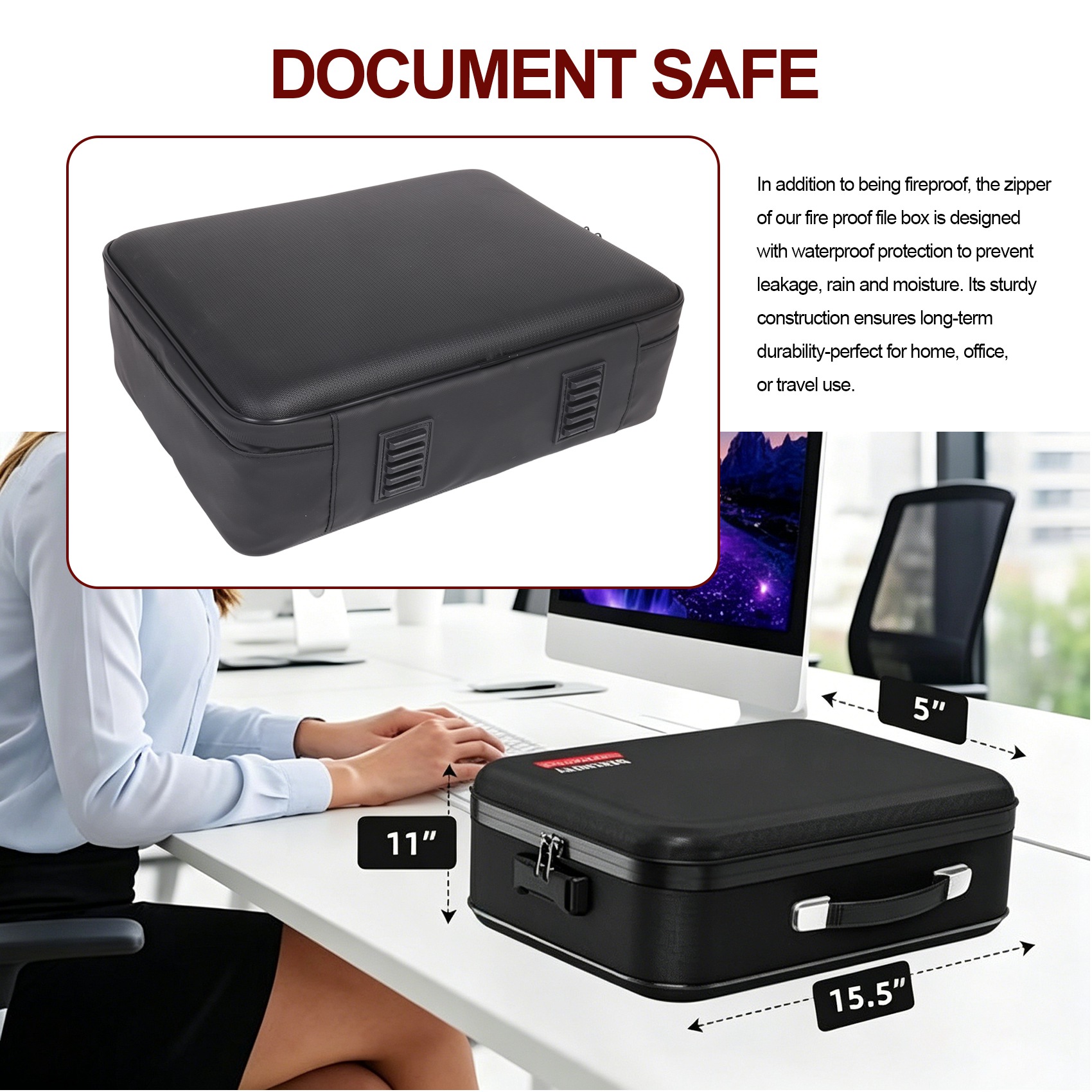 AB11 Fireproof Document Storag - Home Office Passport ulasan dan harga