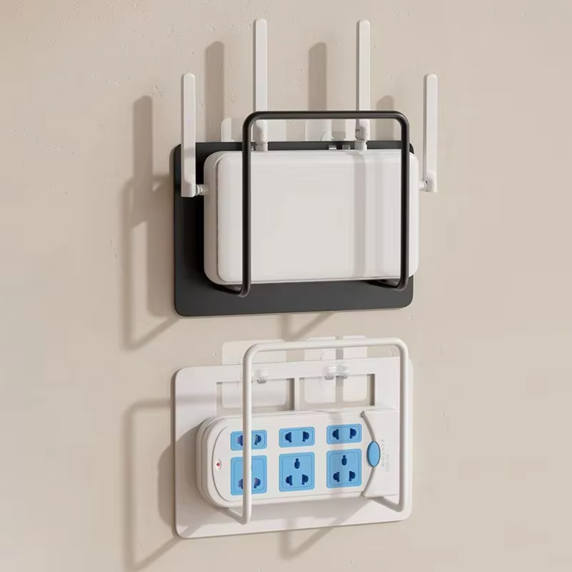 Wall Mount Router Stand Rack w - Cable Management Box ulasan dan harga