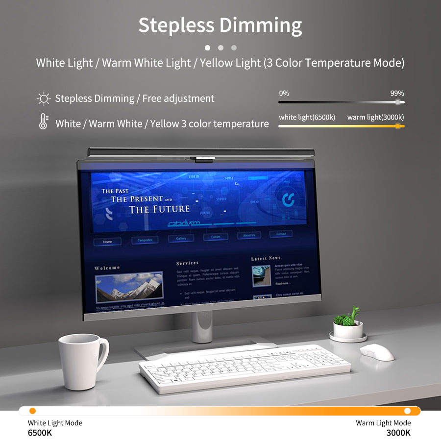 50cm LED Monitor Light Bar Scr - Home Office Setup Ideas ulasan dan harga