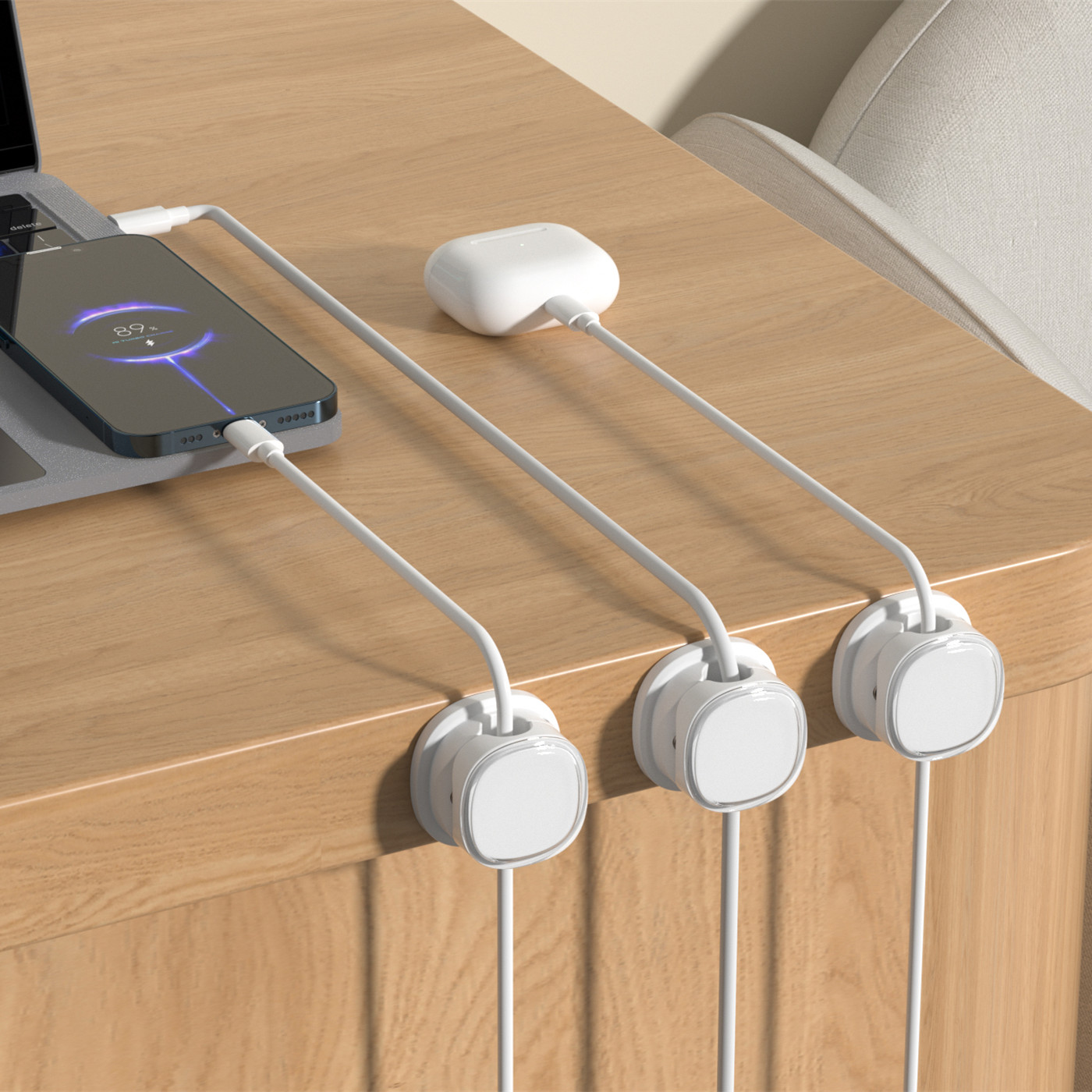 3/6/8/12PCS Magnetic Cable Cli - Cable Management Box ulasan dan harga