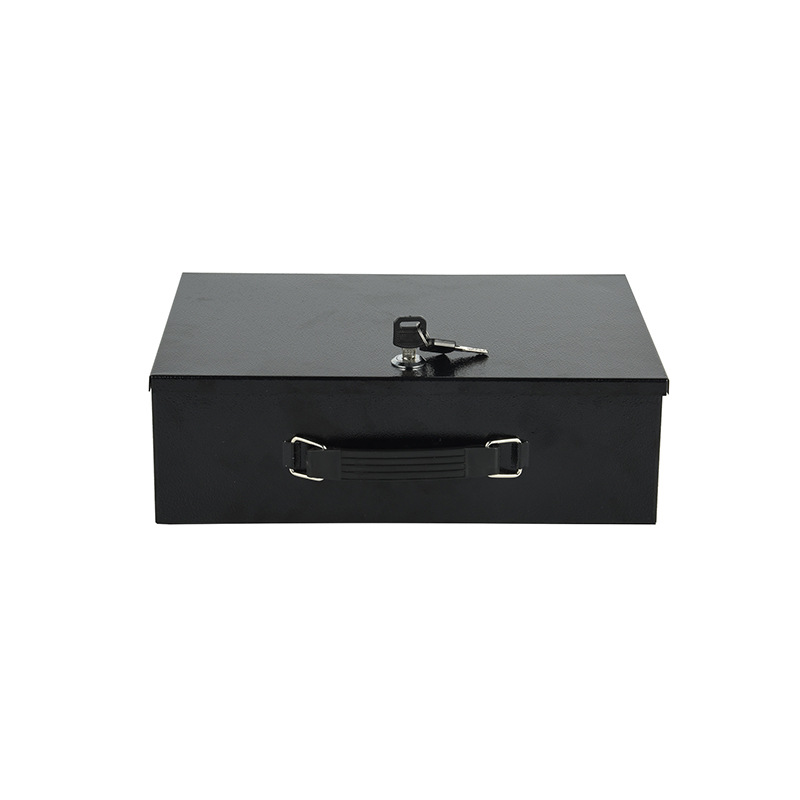 Portable Safe Locked Iron Box  - Home Office Passport ulasan dan harga