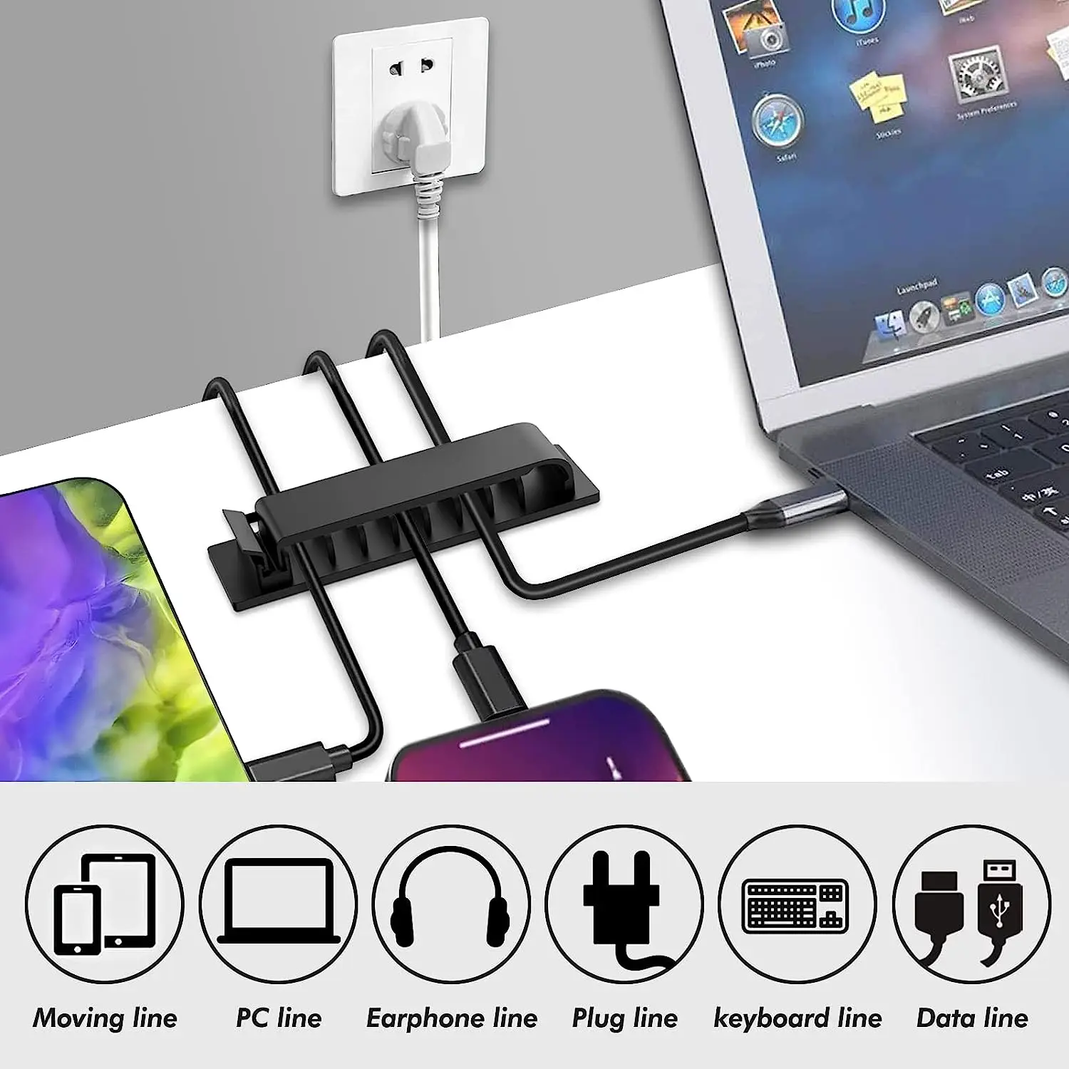 Cable Organizer Self Adhesive  - Cable Management Box ulasan dan harga