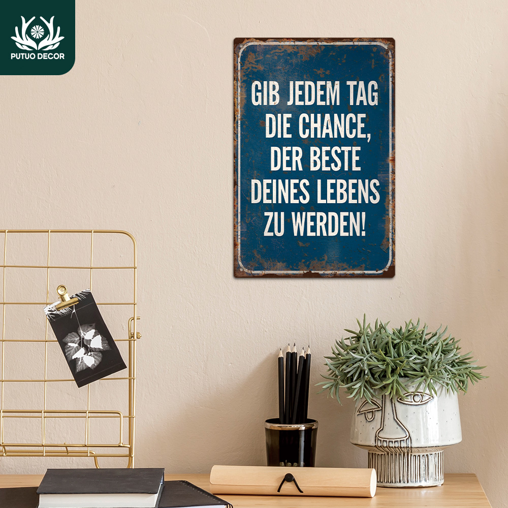 Putuo Decor 1pc German Funny S - Home Office Quotes ulasan dan harga