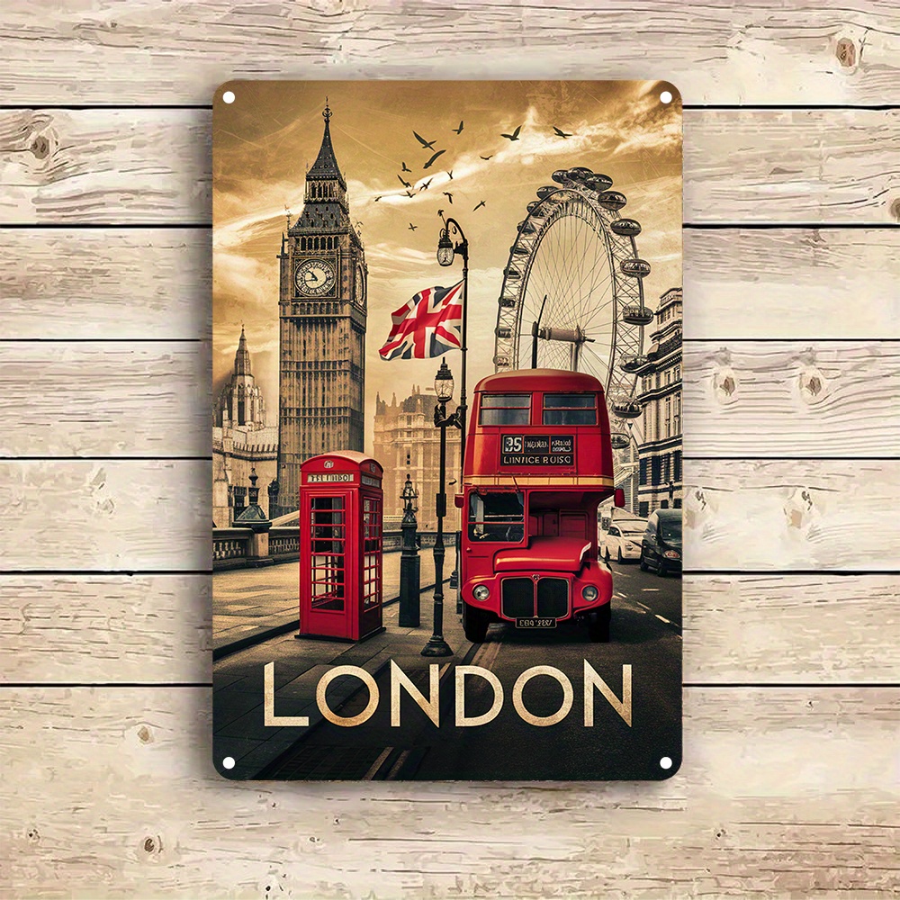 Vintage London Aluminum Wall A - Home Office Of London ulasan dan harga