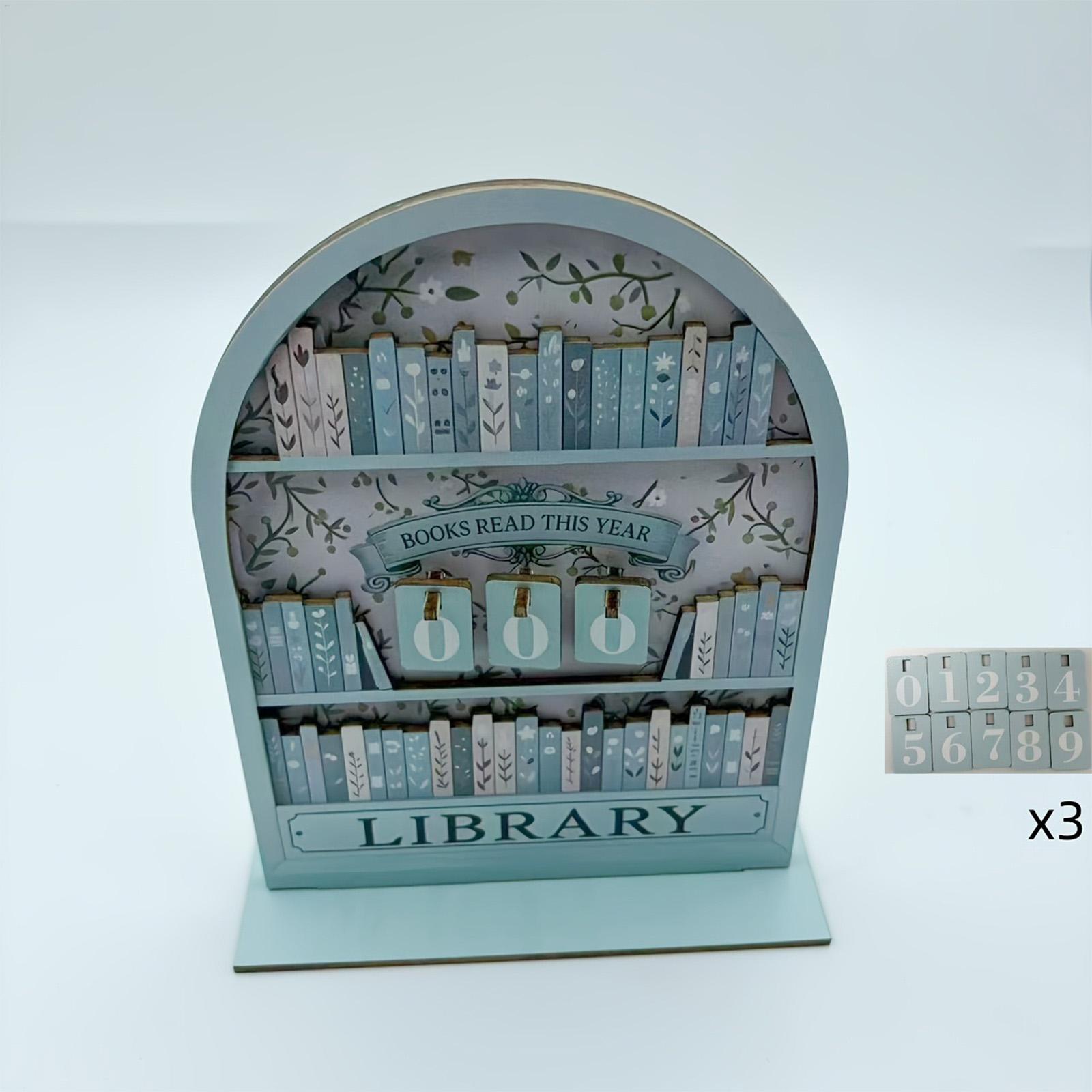 Vintage Wooden Book Counter Tr - Home Office Setup ulasan dan harga