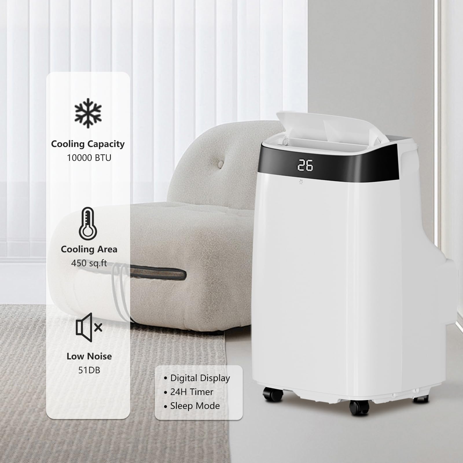 Portable Air Conditioners, 100 - Home Office British ulasan dan harga