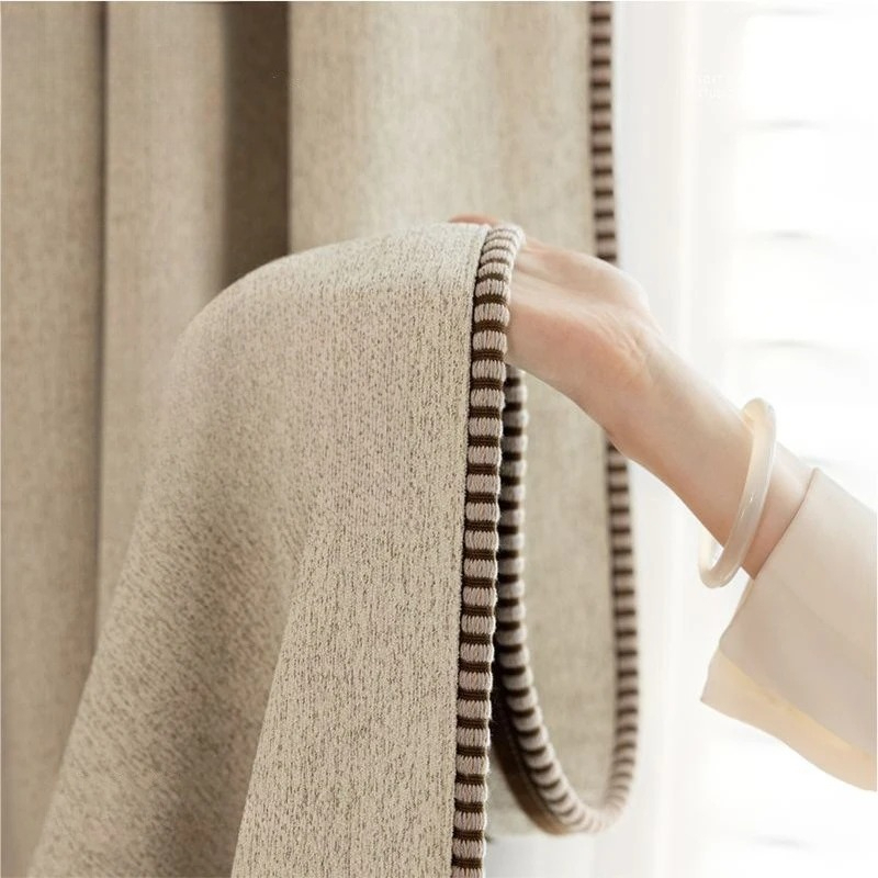 French Cotton and Linen Curtai - Home Office Rate 2025 ulasan dan harga