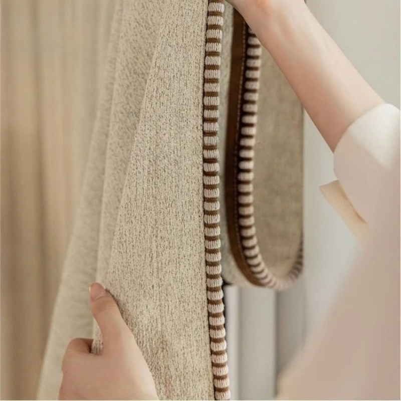 French Cotton and Linen Curtai - Home Office Rate 2025 ulasan dan harga