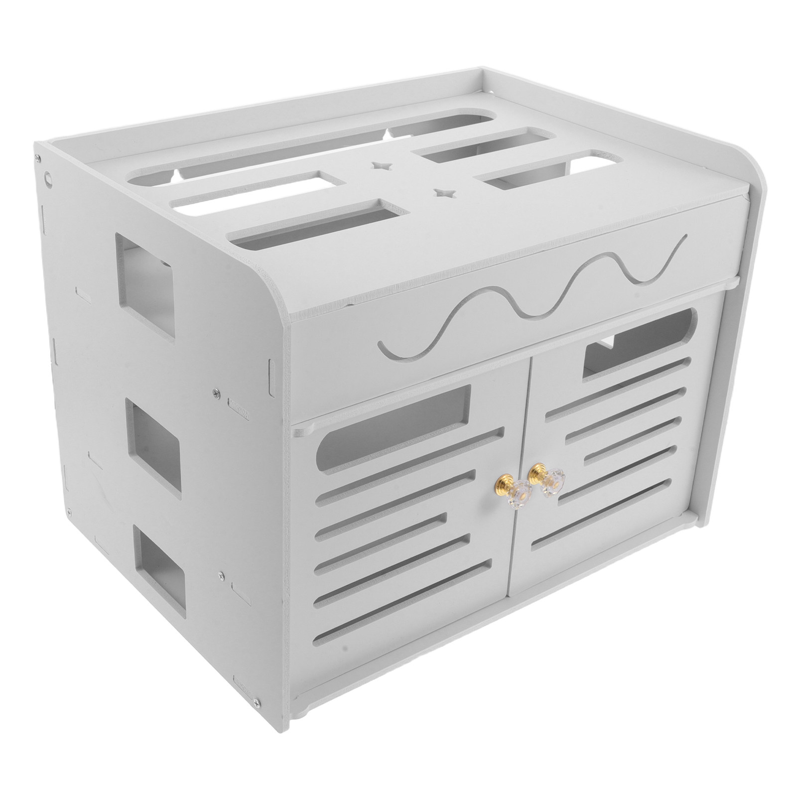 3-Layer WiFi Router Storage Bo - Cable Management Box ulasan dan harga