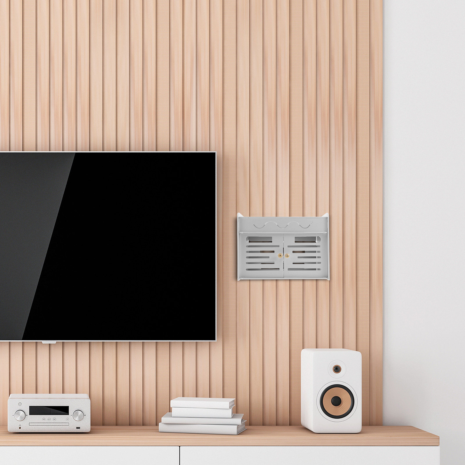 3-Layer WiFi Router Storage Bo - Cable Management Box ulasan dan harga