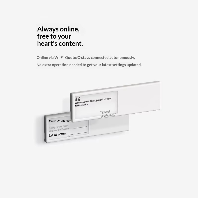 Quote O Smart Wifi E Ink Displ - Home Office Quotes ulasan dan harga