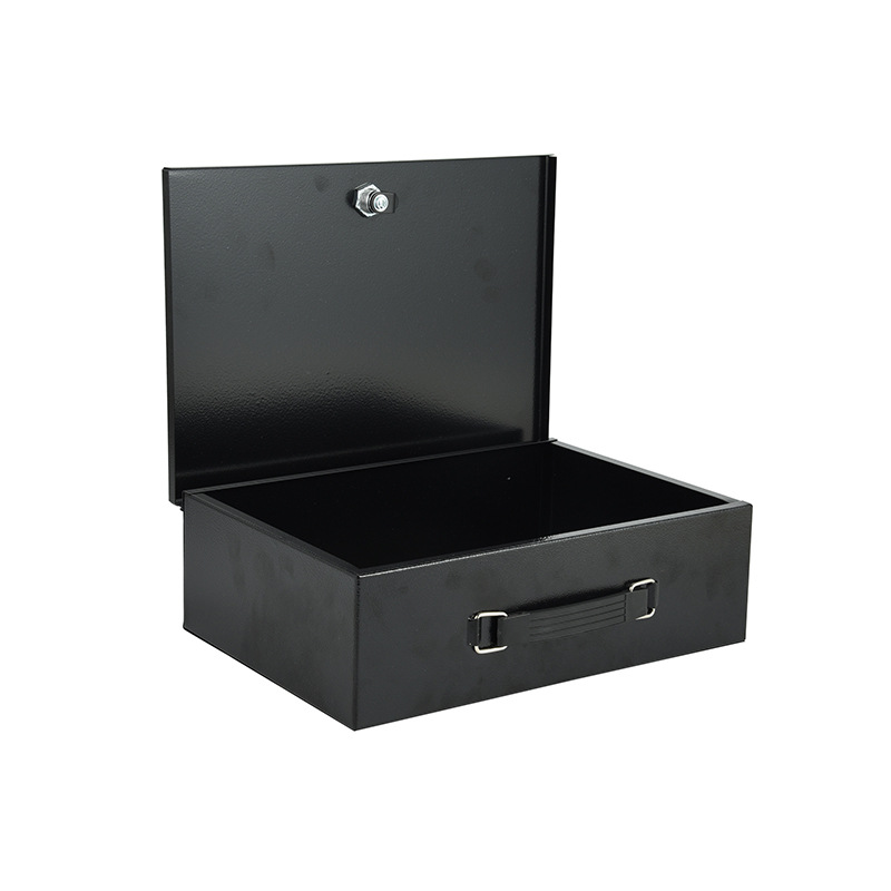 Locked iron box Cash box Docum - Home Office Passport ulasan dan harga
