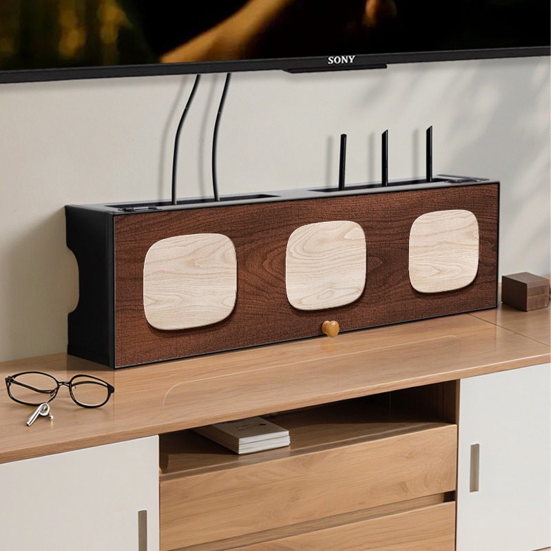 WiFi Router Organizer Box with - Cable Management Box ulasan dan harga