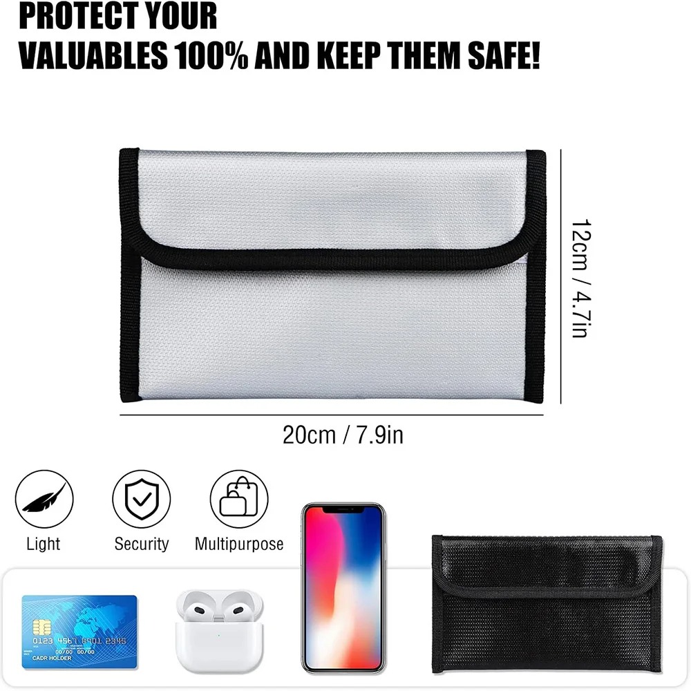 20x12cm Fireproof Waterproof S - Home Office Passport ulasan dan harga