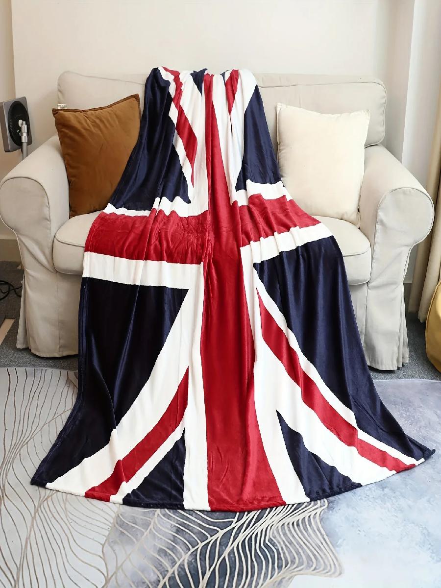British Flag Flannel Throw Bla - Home Office British ulasan dan harga