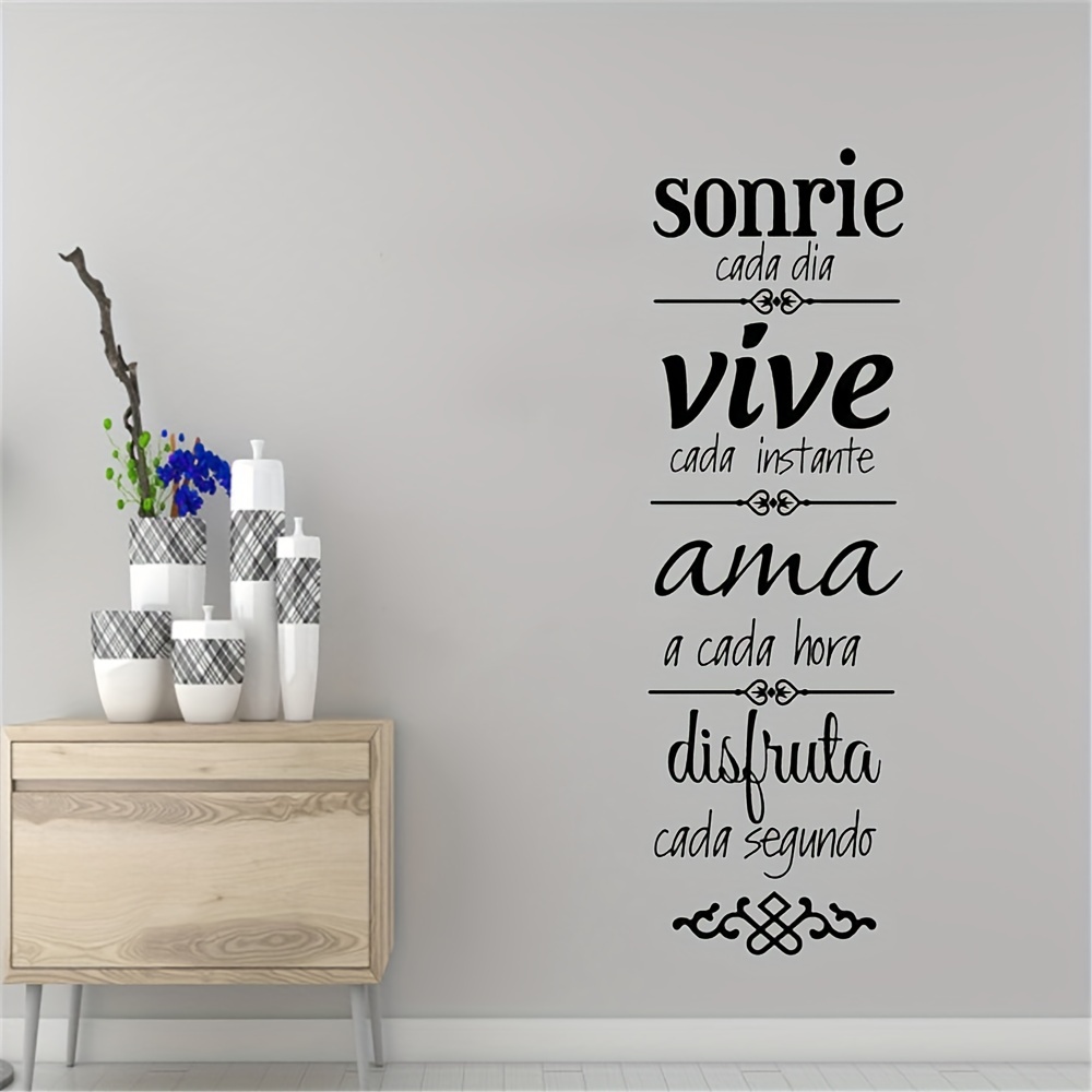 1pc Spanish Quotes Phrase Wall - Home Office Quotes ulasan dan harga