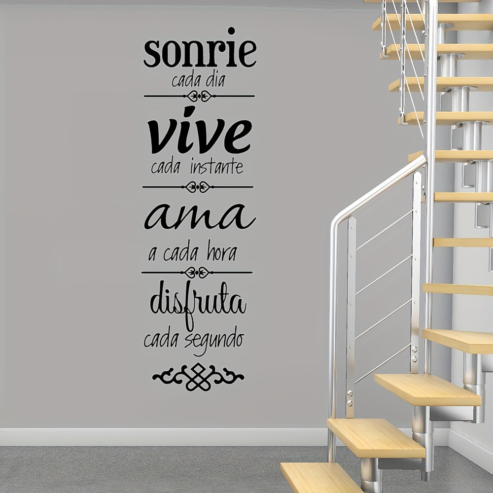 1pc Spanish Quotes Phrase Wall - Home Office Quotes ulasan dan harga