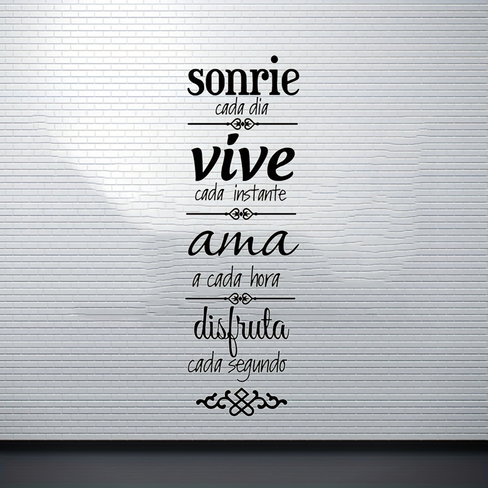 1pc Spanish Quotes Phrase Wall - Home Office Quotes ulasan dan harga