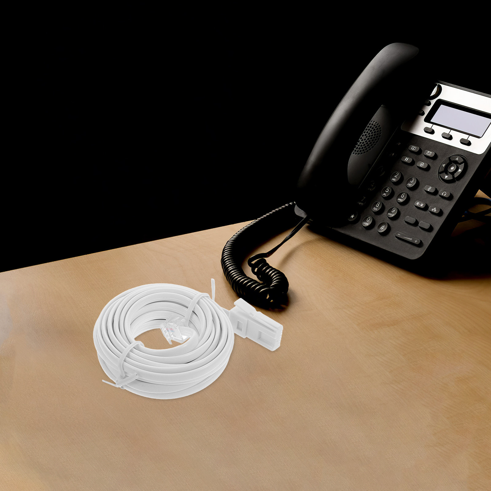British Style Telephone Cord P - Home Office British ulasan dan harga
