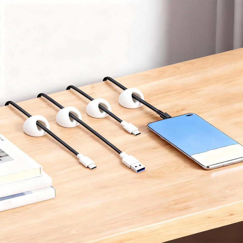 6/10/18-Piece Cable Organizer  - Home Or Office Use ulasan dan harga