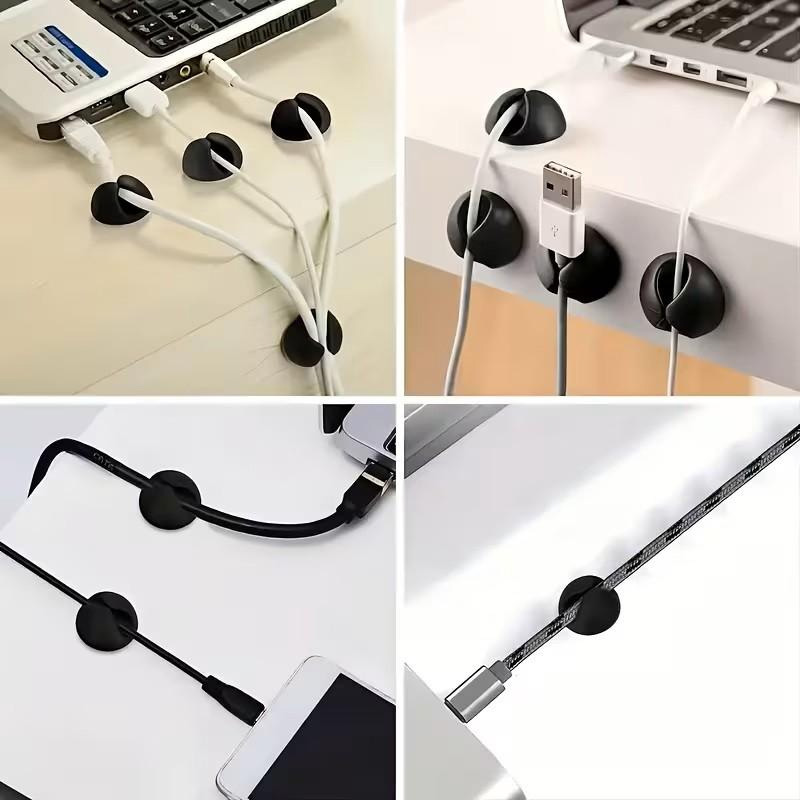 6/10/18-Piece Cable Organizer  - Home Or Office Use ulasan dan harga