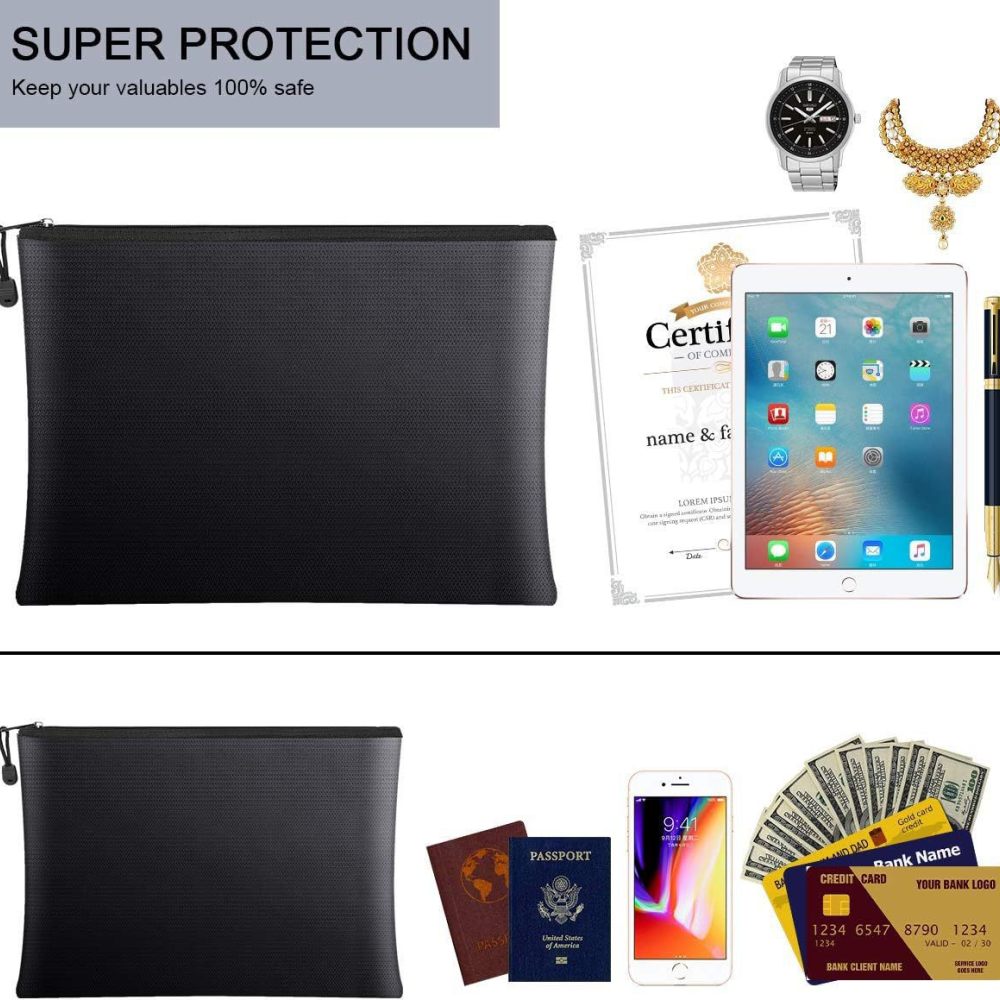 Fireproof Document Bag Waterpr - Home Office Passport ulasan dan harga
