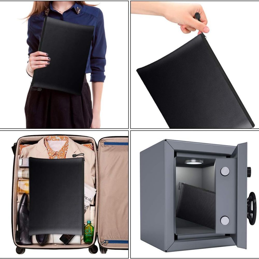 Fireproof Document Bag Waterpr - Home Office Passport ulasan dan harga
