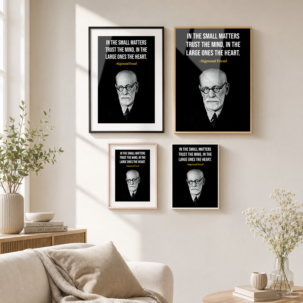 Sigmund Freud Quote Metal Post - Home Office Quotes ulasan dan harga