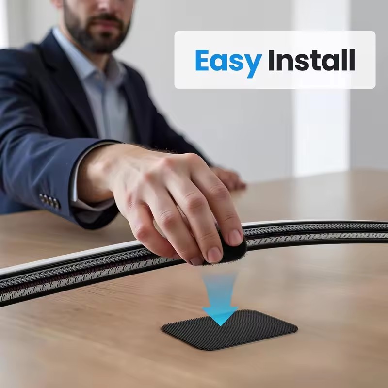 Adhesive Under Desk Cable Ties - Cable Management Box ulasan dan harga