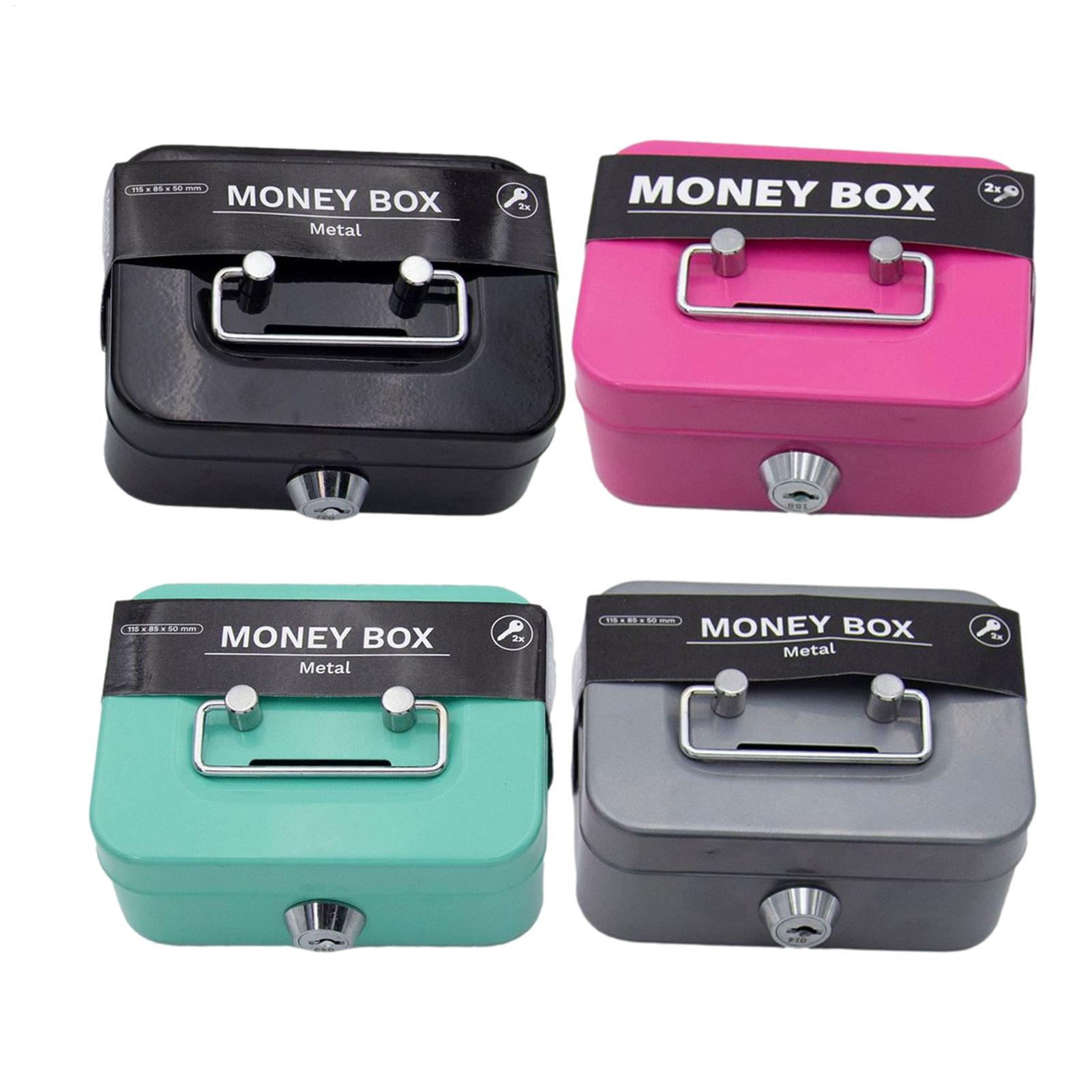 Mini Metal Safe Lock Box Porta - Home Office Passport ulasan dan harga
