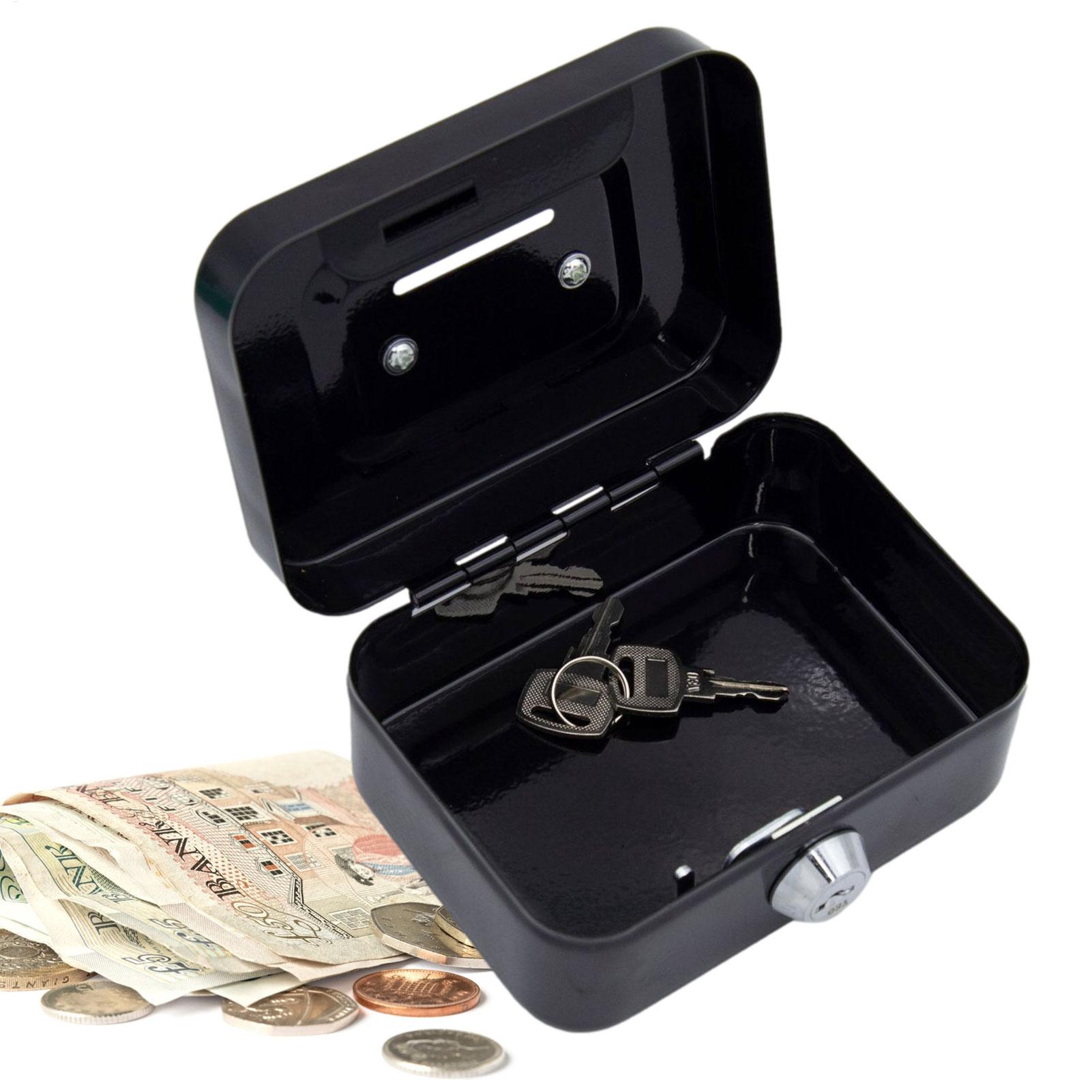 Mini Metal Safe Lock Box Porta - Home Office Passport ulasan dan harga