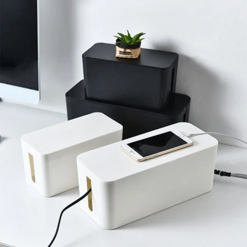 Cable Storage Box Desktop Powe - Cable Management Box ulasan dan harga