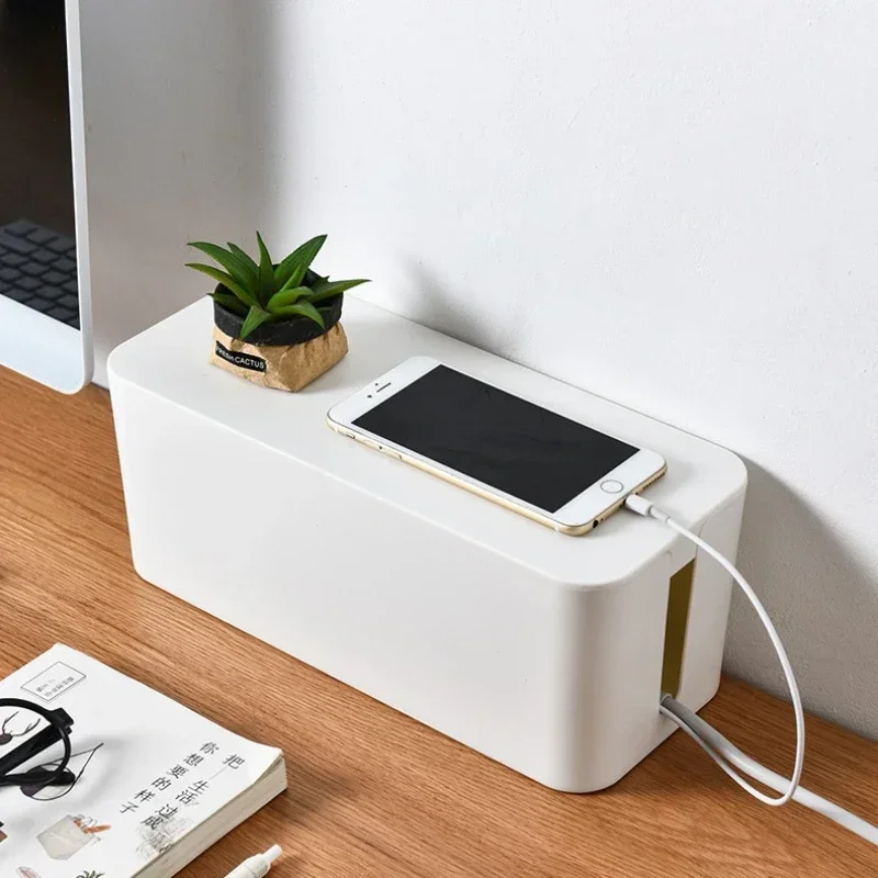 Cable Storage Box Desktop Powe - Cable Management Box ulasan dan harga