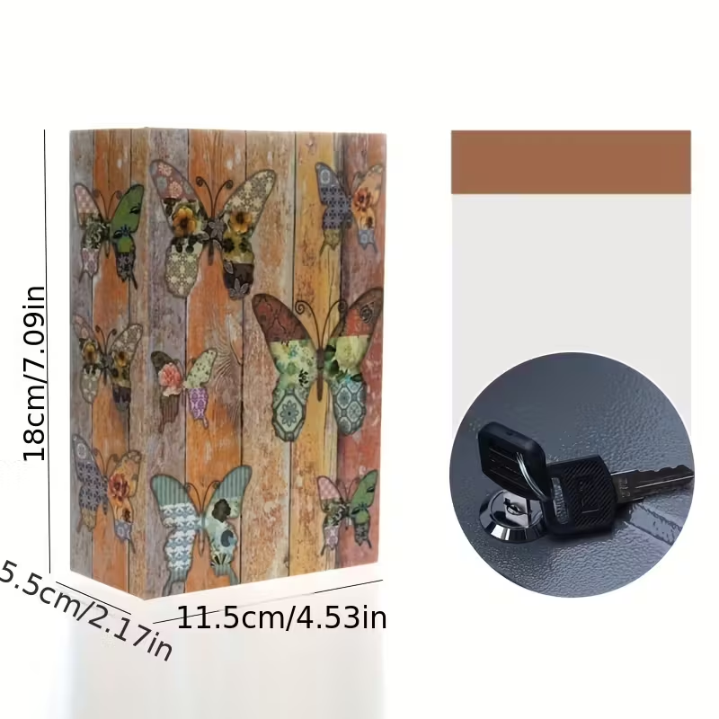 1 Piece, Book Safe with Key Lo - Home Office Passport ulasan dan harga