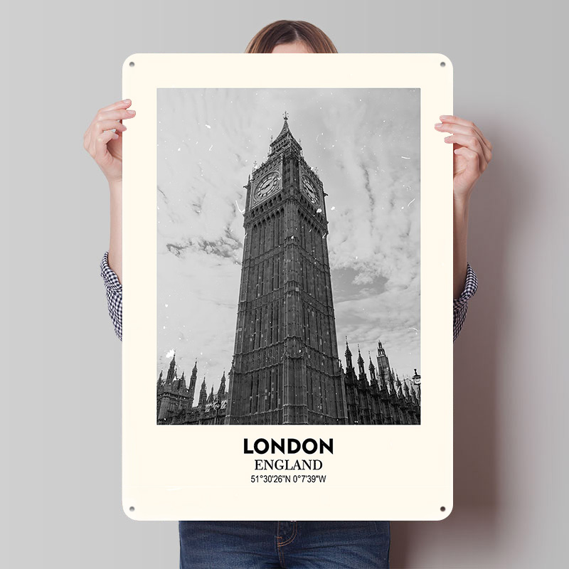 London Big Ben Printed Poster  - Home Office Of London ulasan dan harga