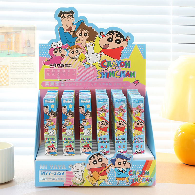 6Pcs Cartoon Crayon Shin-Chan  - Home Office Student ulasan dan harga