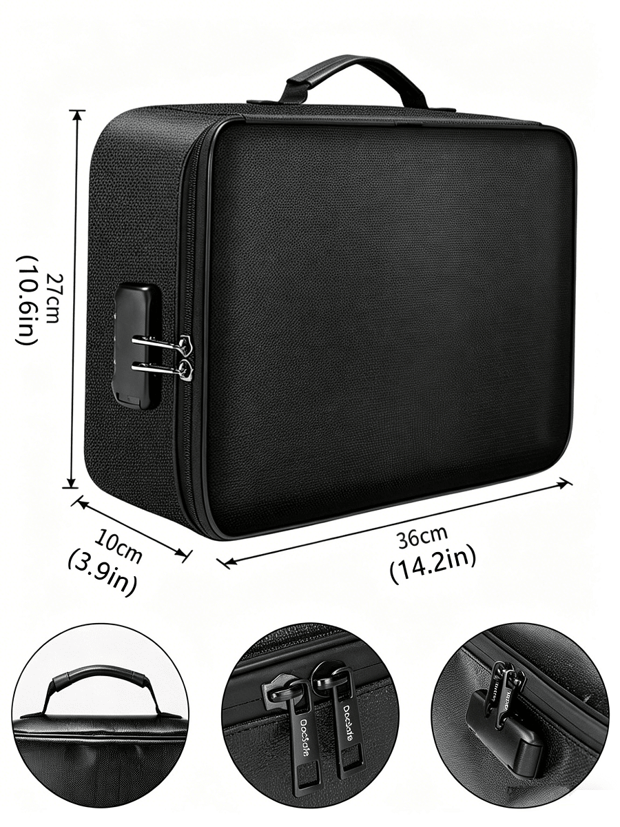 Large Capacity Brief Case, Fir - Home Office Passport ulasan dan harga