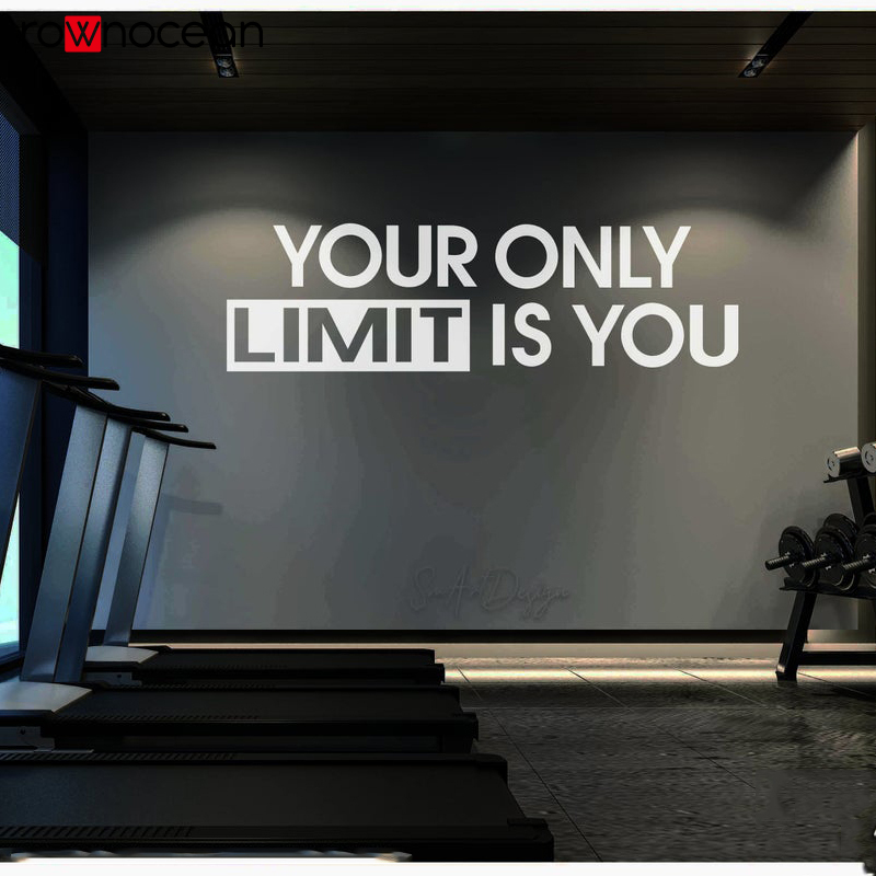 Your only limit is you - Wall  - Home Office Quotes ulasan dan harga